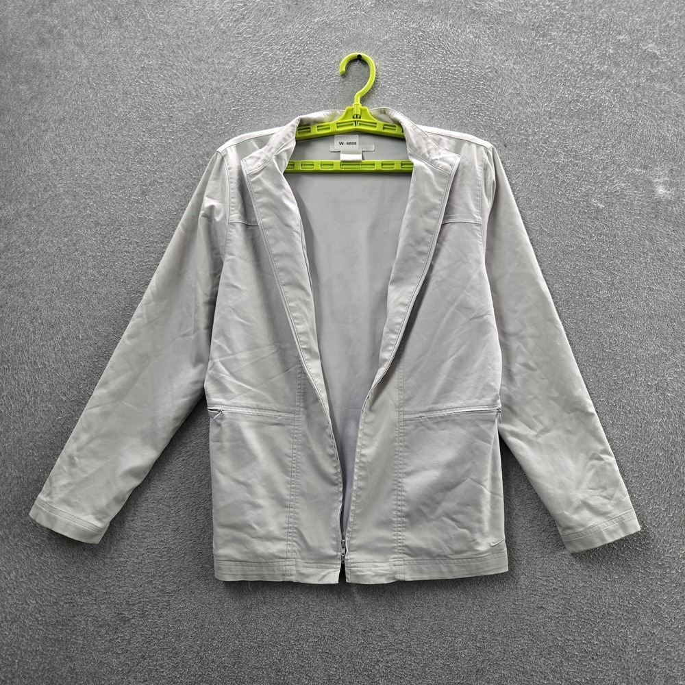 Nike Golf Men Jacket M Gray Activewear Golf Zipper Long Sleeve